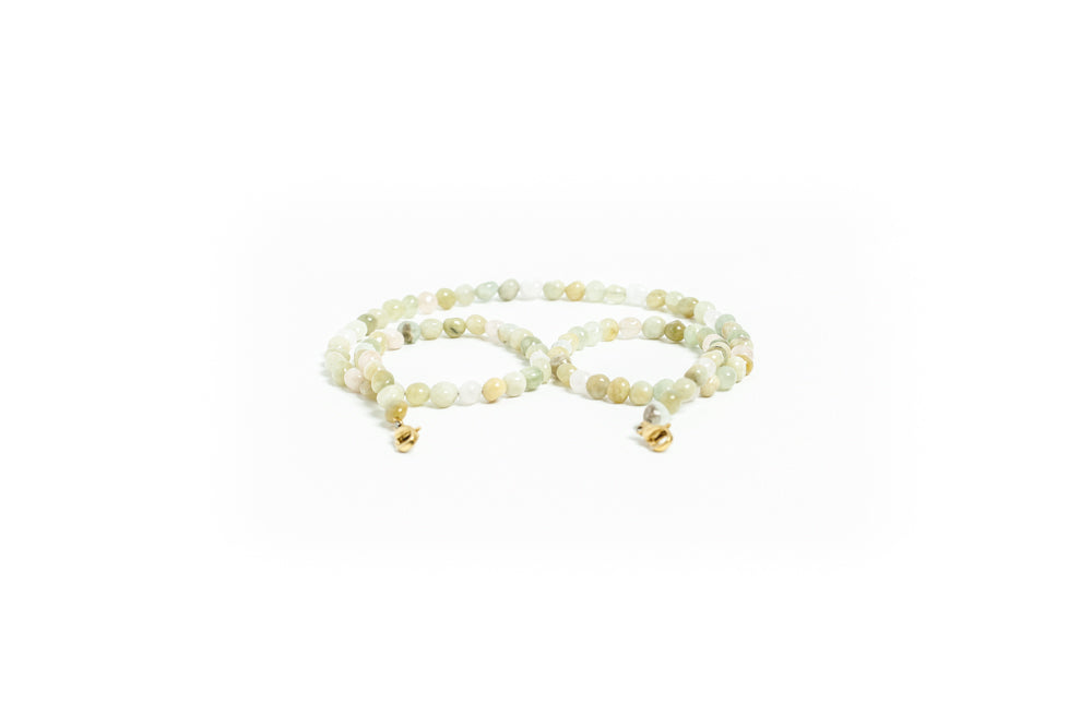 Womens Morganite semi precious stone sunglass necklace chain at RM KANDY