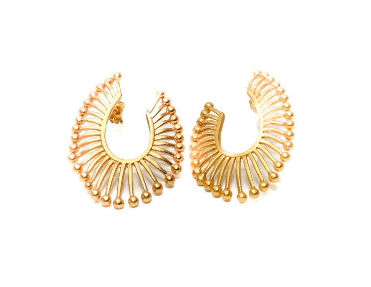 Large Statement Hoop Artisan Jewelry for Women