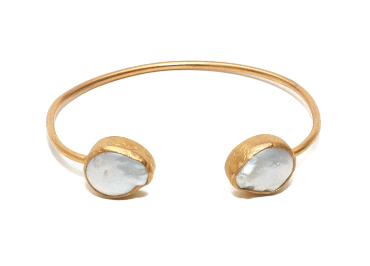 Handmade Mother of Pearl Cuff Bracelet for women at RM KANDY
