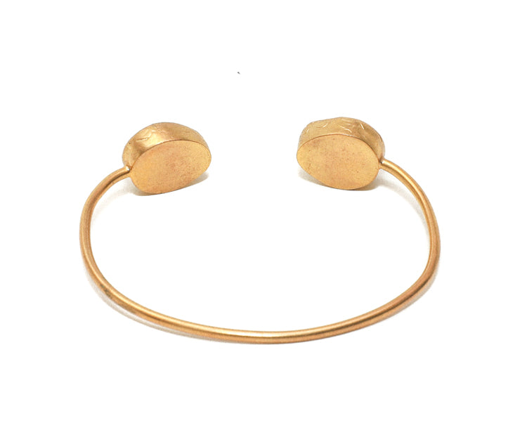 Women's Cuff Bracelet with Fresh Pearls versatile for every style at RM KANDY