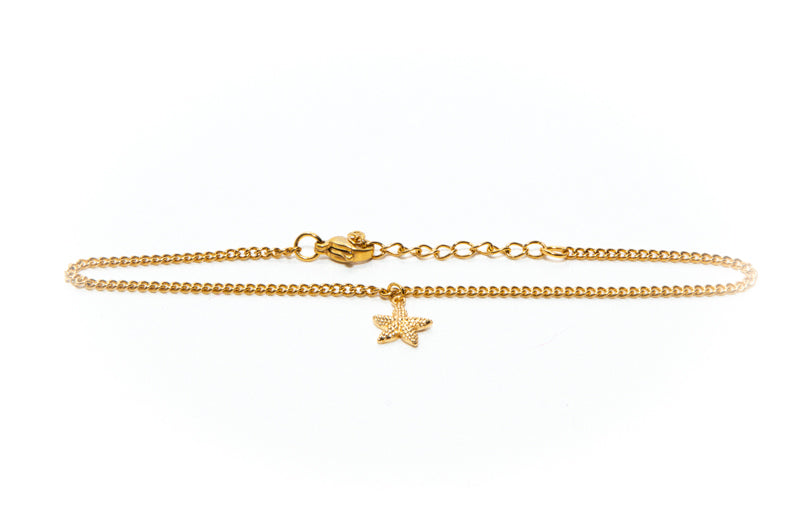Starfish Charm Handcrafted Anklet Chain at RM Kandy for women