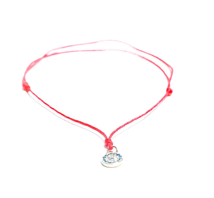 High quality String Gold Plated Evil Eye adjustable Bracelet