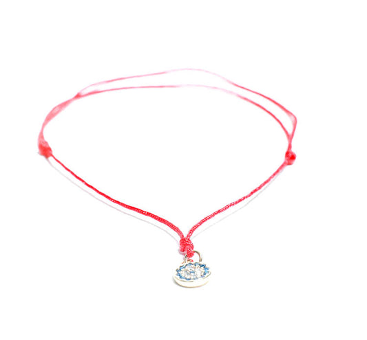 High quality String Gold Plated Evil Eye adjustable Bracelet