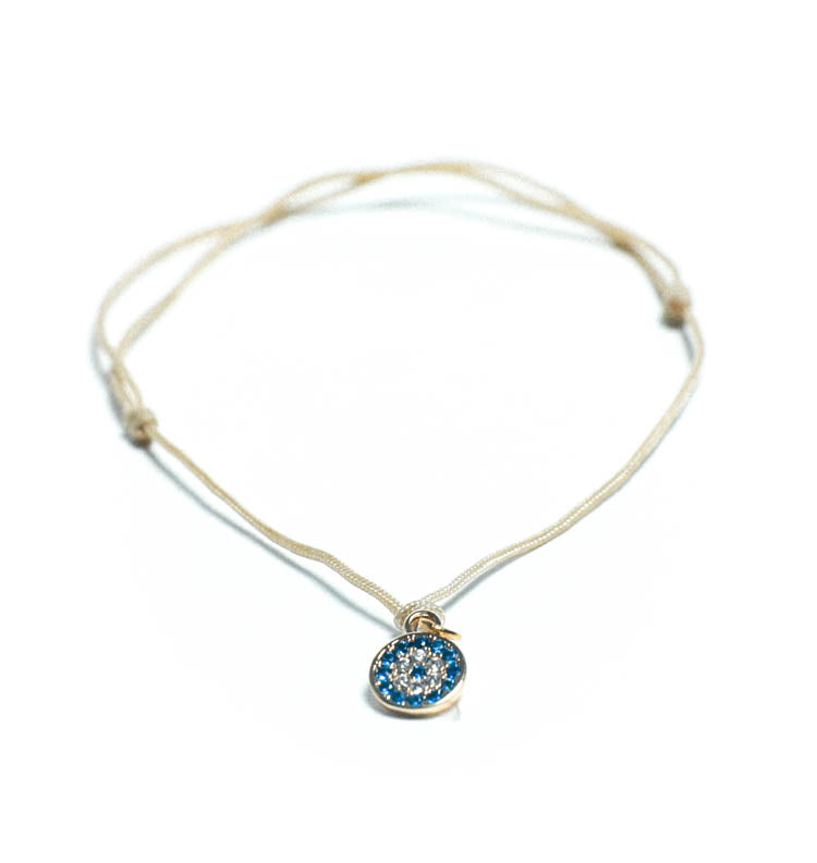 Evil Eye Cord Bracelet Adjustable string for women at Rm Kandy