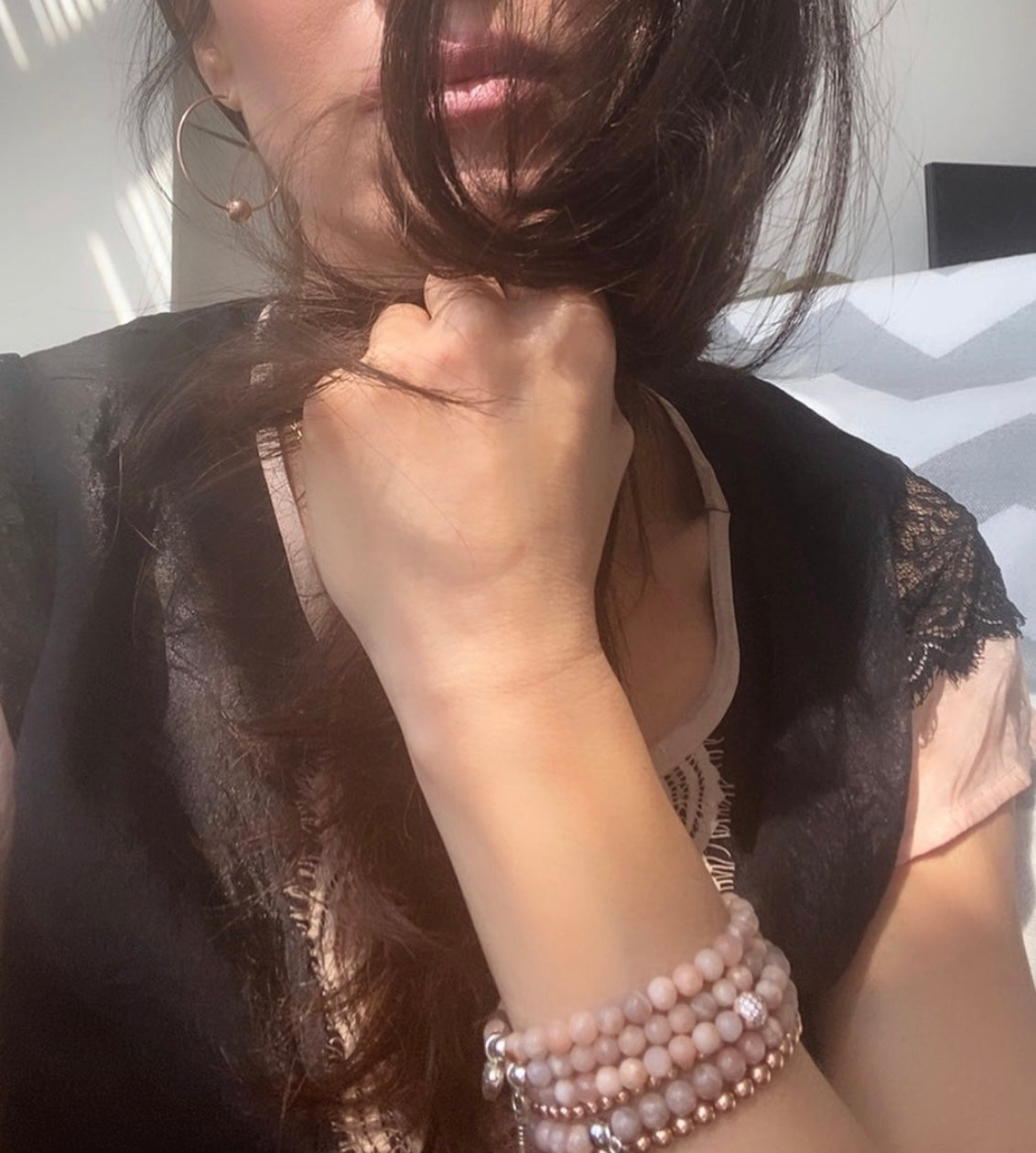 Premium Moonstone Beaded Jewelry handmade for Women at RM Kandy
