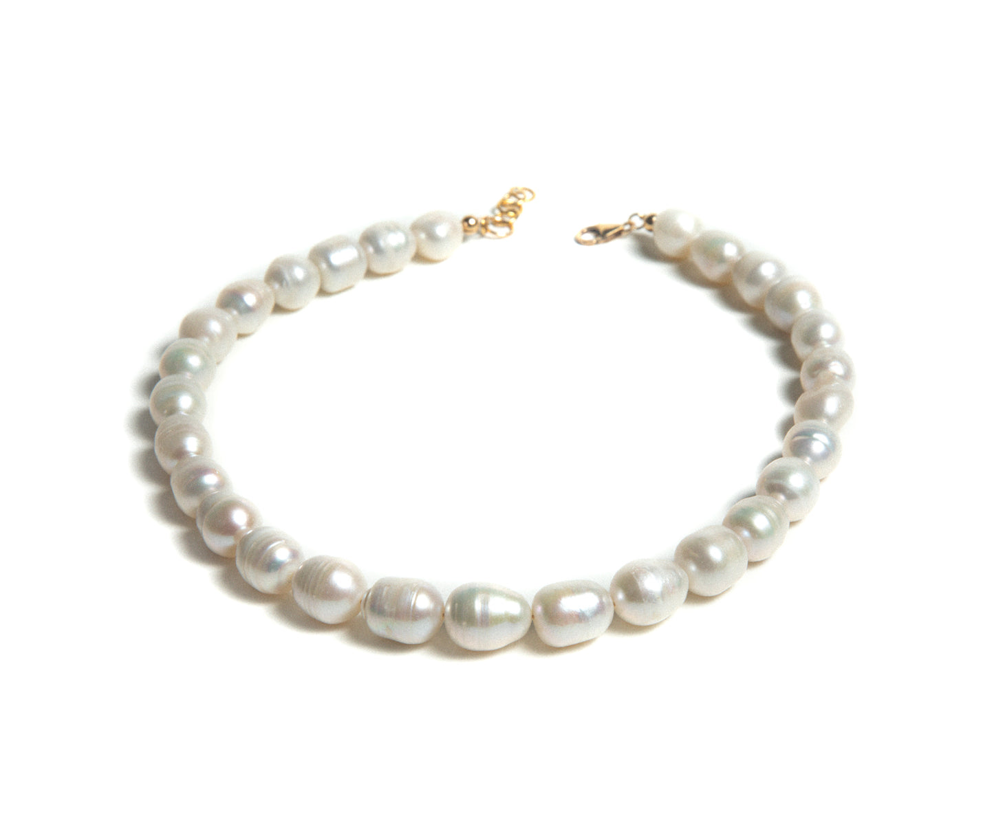 Bold Pearl Choker Necklace for Women handmade with extension at RM Kandy