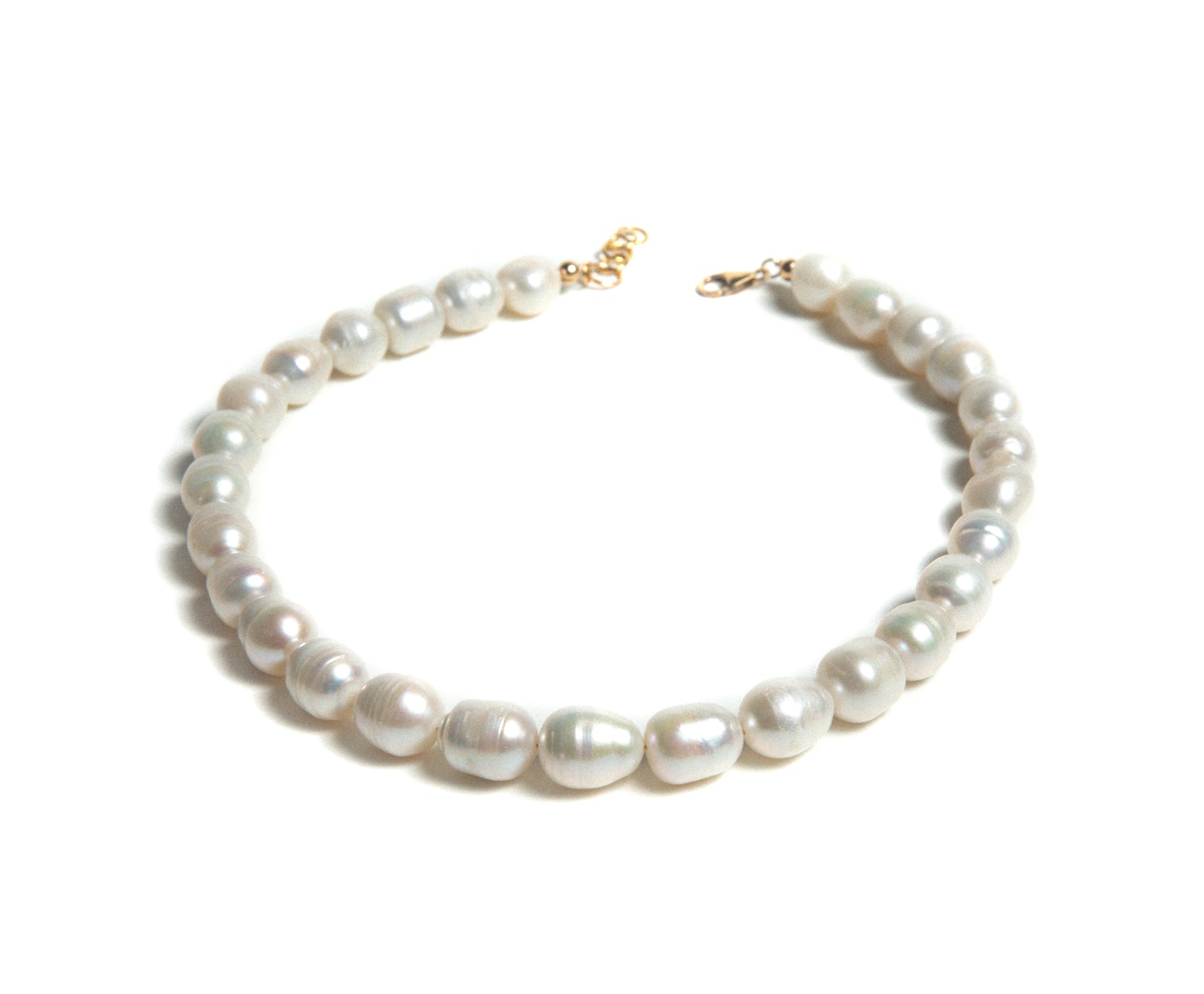 Bold Pearl Choker Necklace for Women handmade with extension at RM Kandy