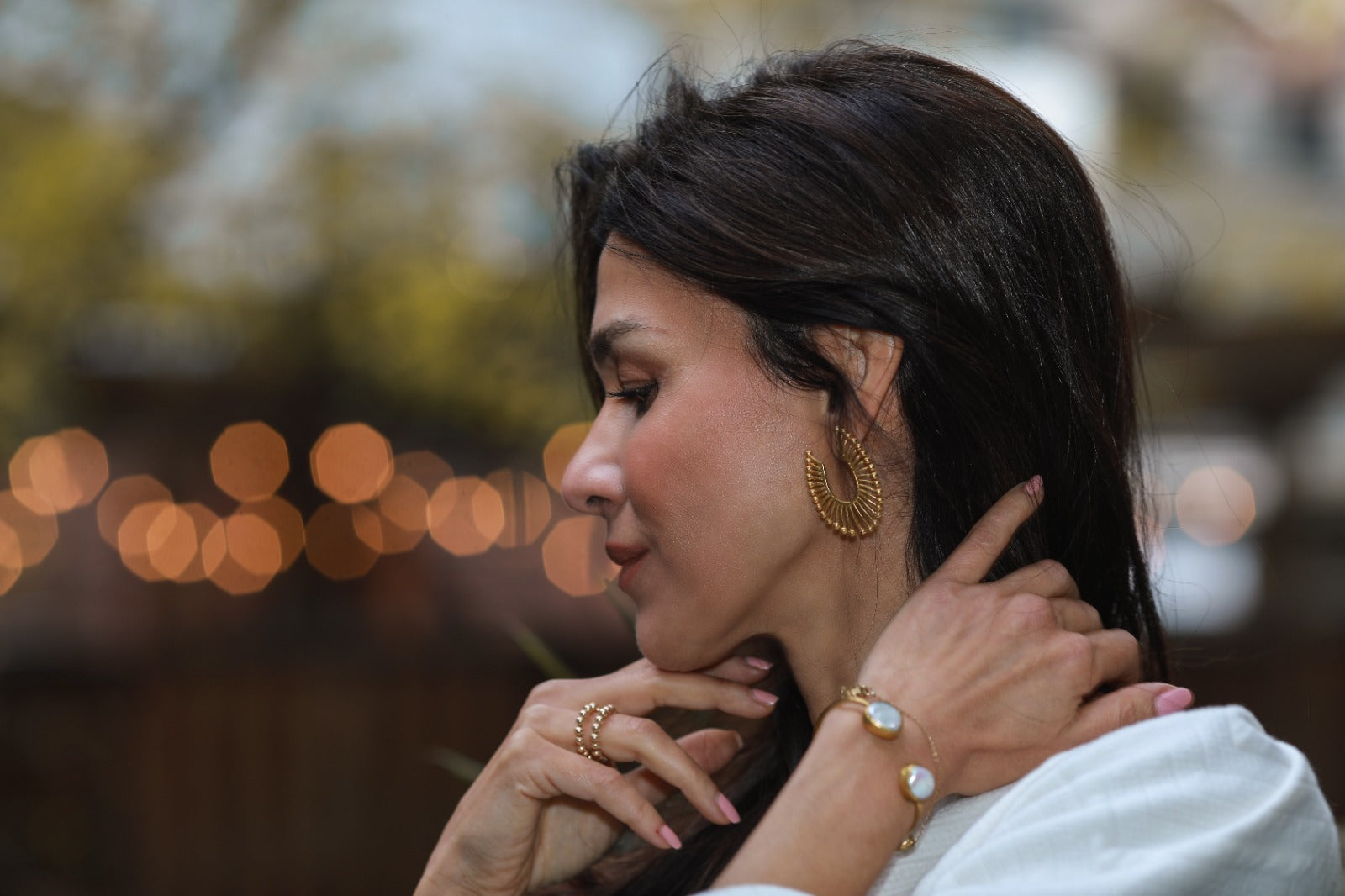 Handmade Beaded Rings in gold and silver for ladies at  RM Kandy