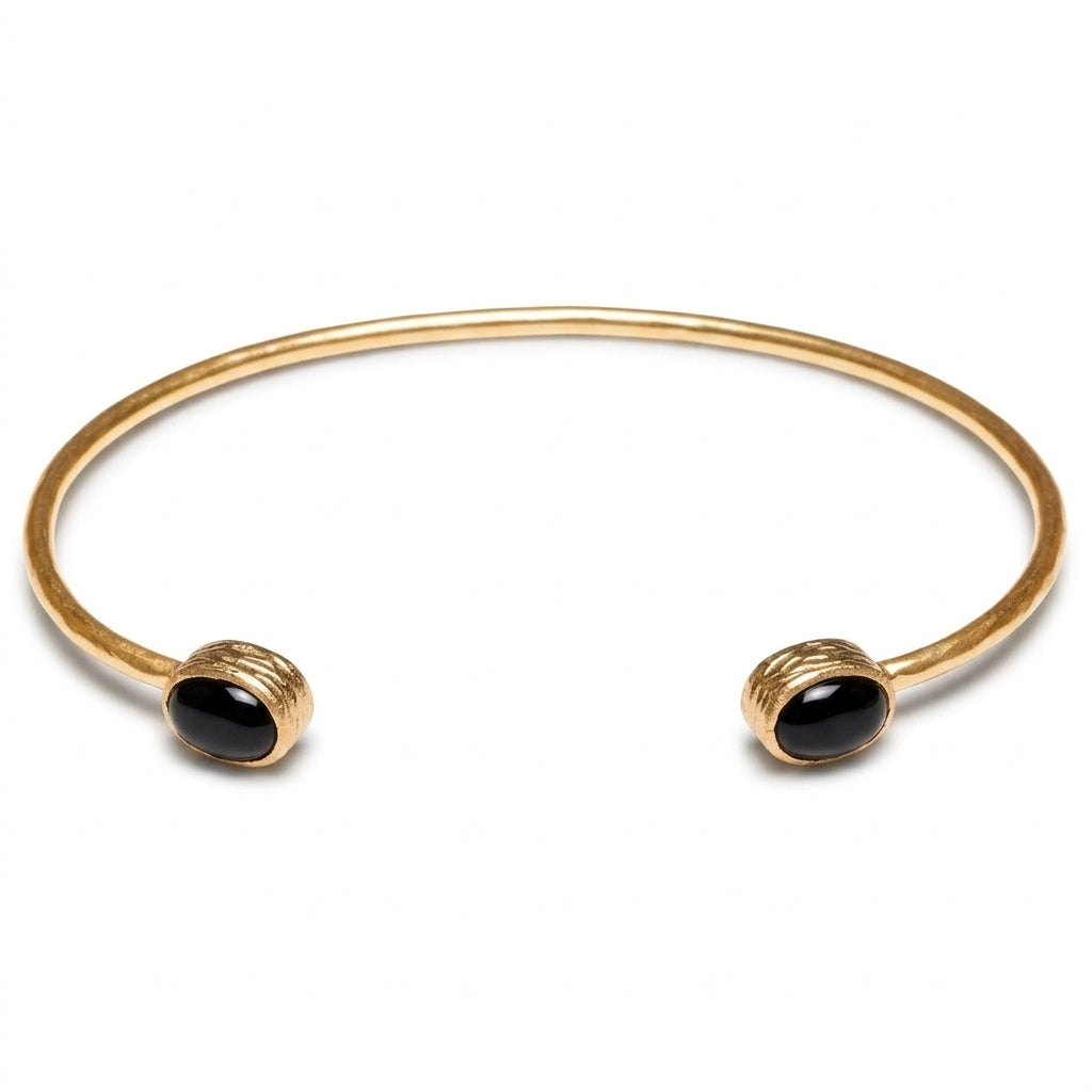 Onyx Cuff Bracelet