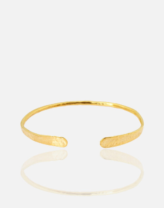 Gold Cuff Bangle Bracelet