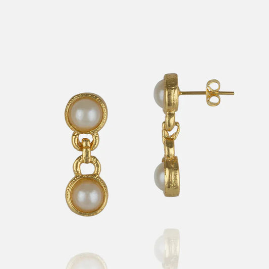 Celeste Pearl Drop Earrings