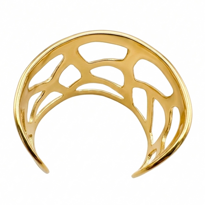 Geometric Open cuff statement  bracelet for women at RM Kandy