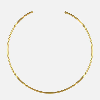 Women's Gold Open Choker necklace adjustable handmade at RM Kandy