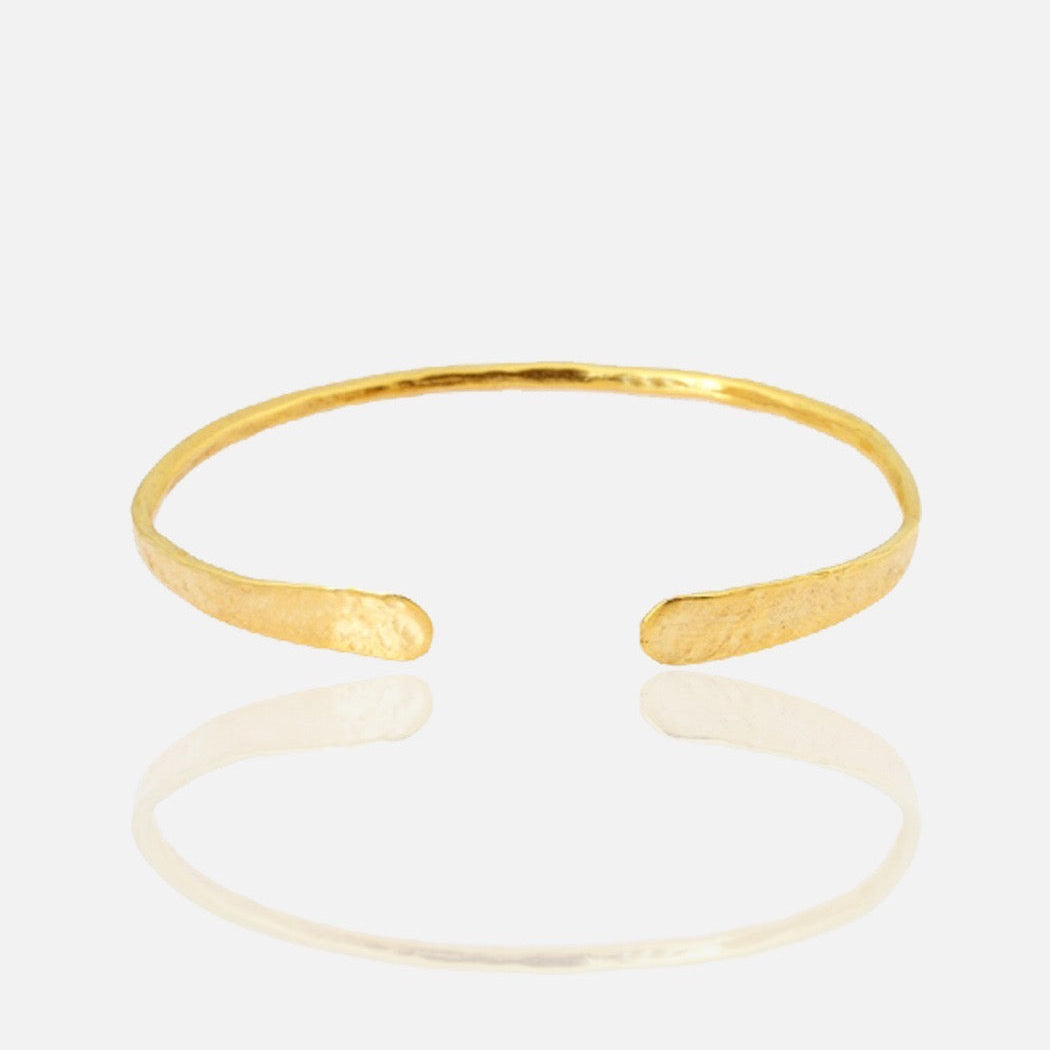 Gold Open Cuff Bangle Bracelet adjustable for women at RM Kandy 