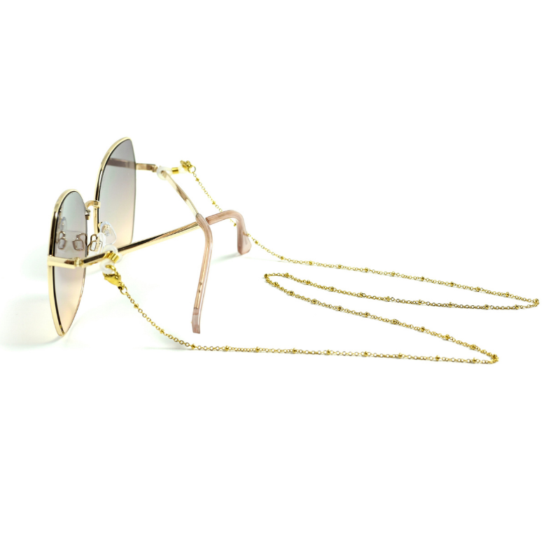 Dainty Gold eyeglass Chain handmade at RM Kandy