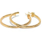 Gold Plated Large Hoop Earrings for Women RM Kandy