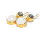 Women's Moonstone Labradorite Drop Earrings at RM KANDY