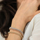 Trio Beaded Metal Bracelets in Gold Rose Gold and Silver for women at RM Kandy
