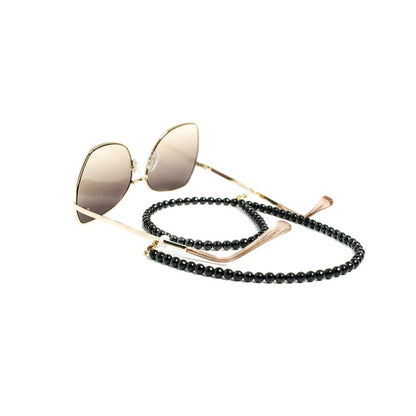 Women's Handmade Black Onyx Beaded Sunglass Multi functional chain at RM Kandy