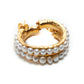 Ladies Pearl and Gold Hoop Earrings RM Kandy