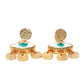 Womens Gold Evil Eye Drop Earrings at RM Kandy