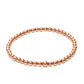 Rose Gold Beaded Bracelet 14k rose gold charm  custom made at RM Kandy
