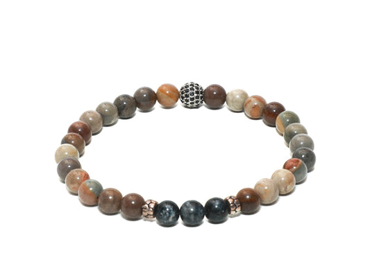 Mens Jasper Stone Handmade Bracelet online 