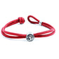 Red Cord Bracelet with OM charm adjustable for men at RM KANDY