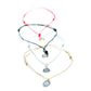 High Quality String Bracelet collection Gold plated Evil Eye Charm 