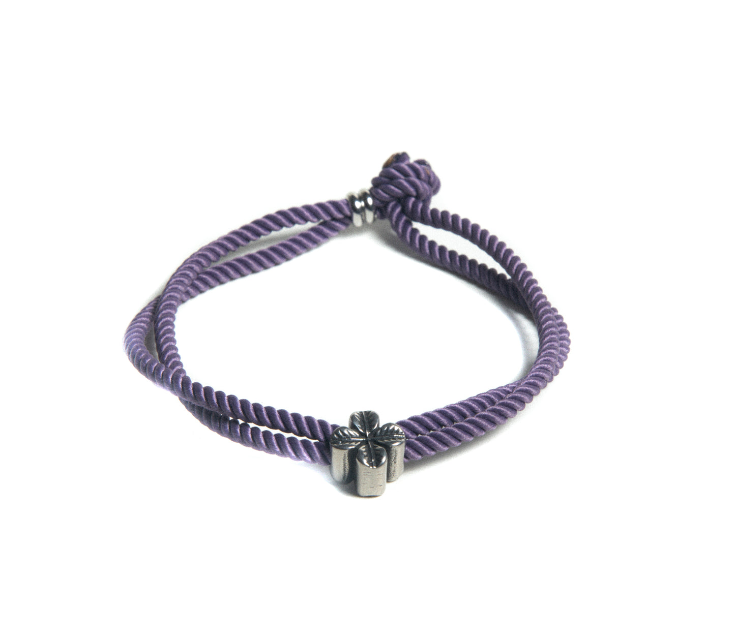 Mens Purple Cord Bracelet Adjustable lucky charm at RM Kandy