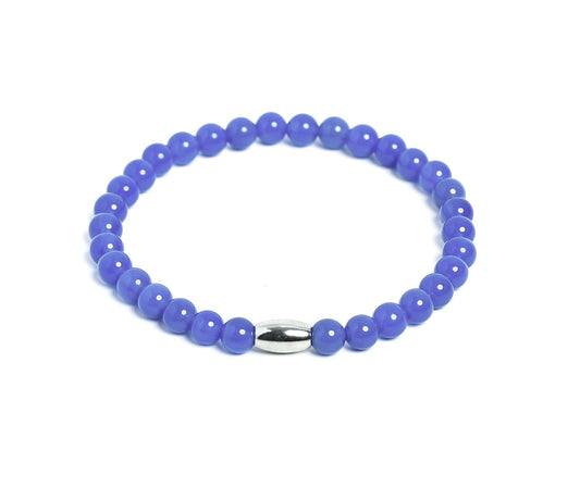 Blue Jade Handmade Beaded Bracelet for  Men RM Kandy