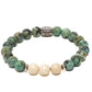 African Turquoise Beaded bracelet for men with Unique silver charms at RM Kandy